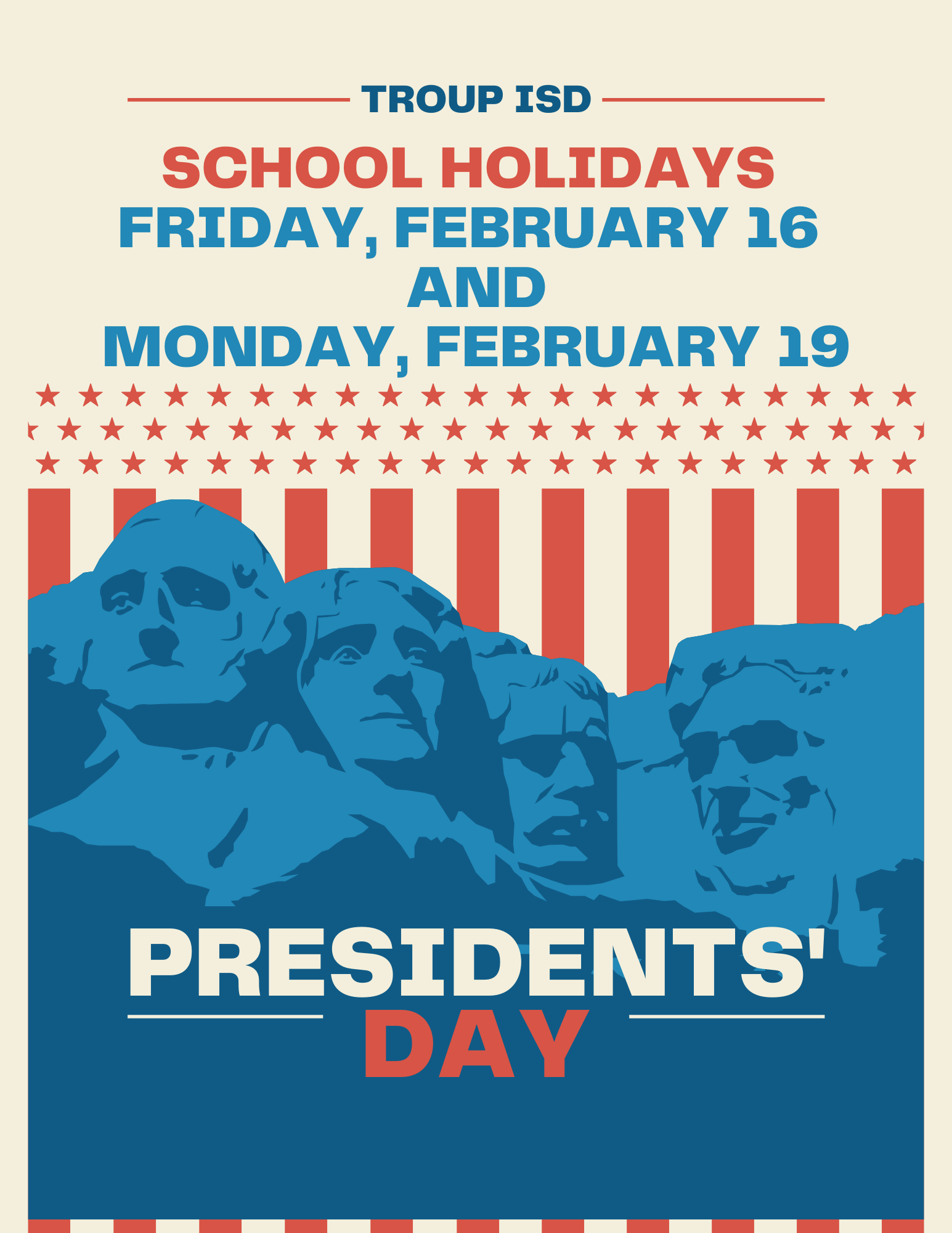 presidents' day holiday